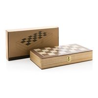 Lussuosa scacchiera pieghevole in legno